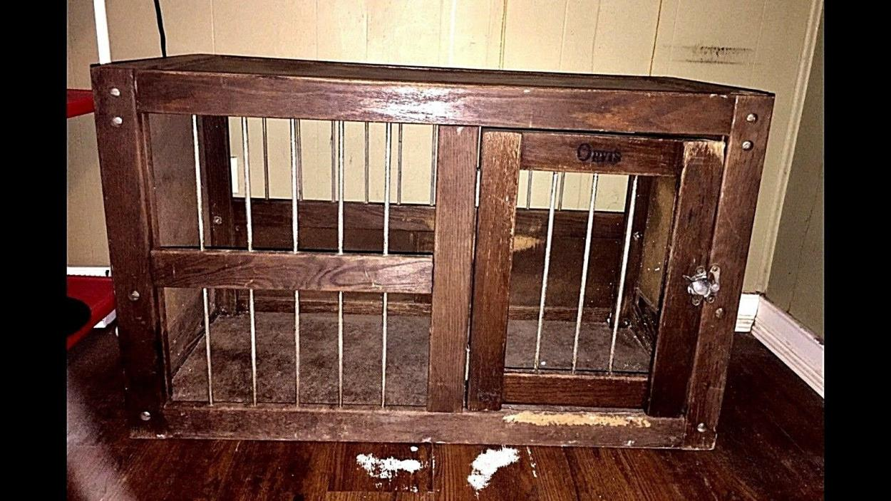Ship My NICE Antique ORVIS Solid Oak Wooden Dog Crate to Tuscaloosa uShip