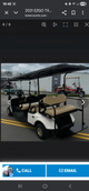6 seater ezgo gas golf cart