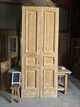 3 Panel Antique Solid French Doors With Raised ...