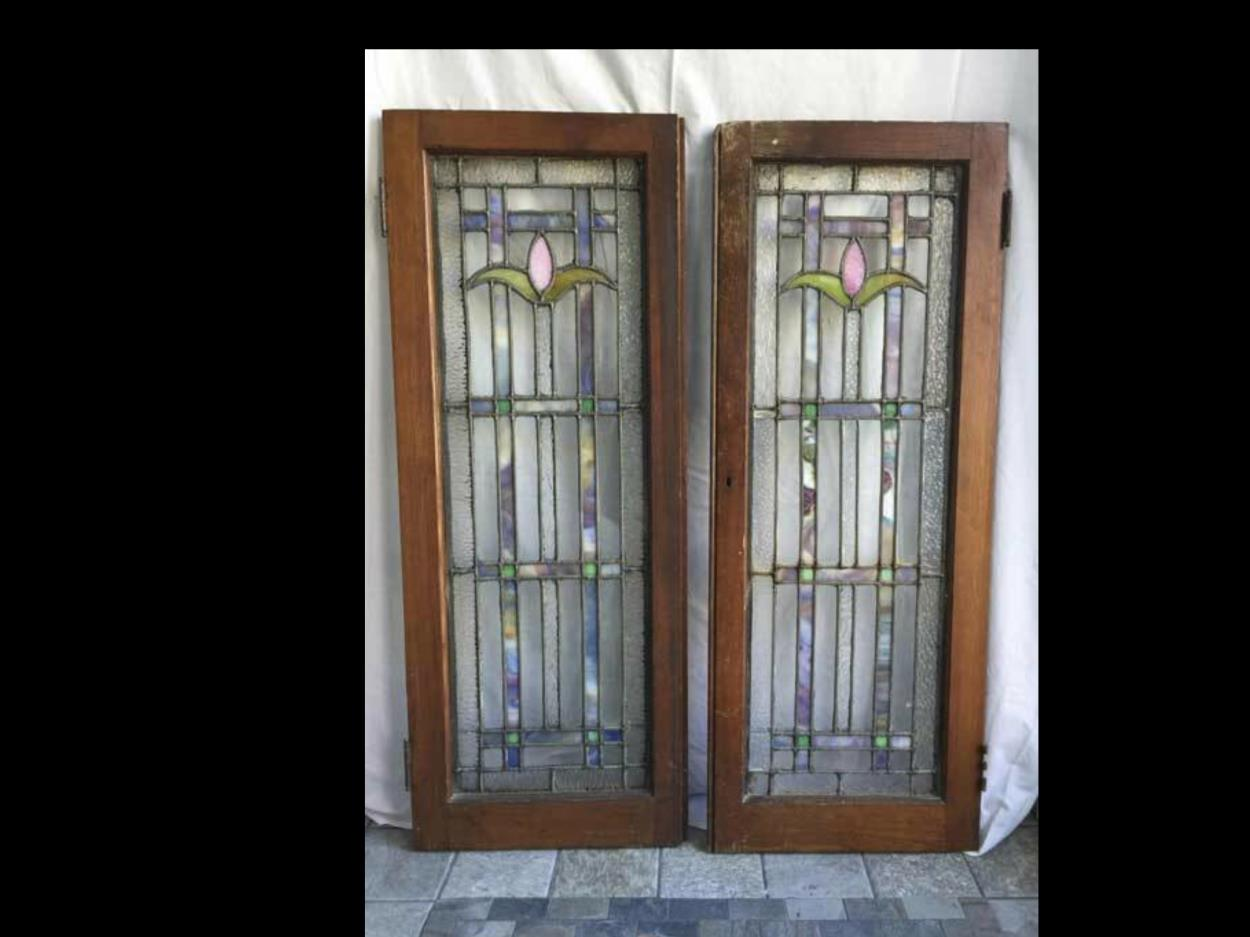 Move a 2 Antique stained Glass pantry doors to Austin uShip