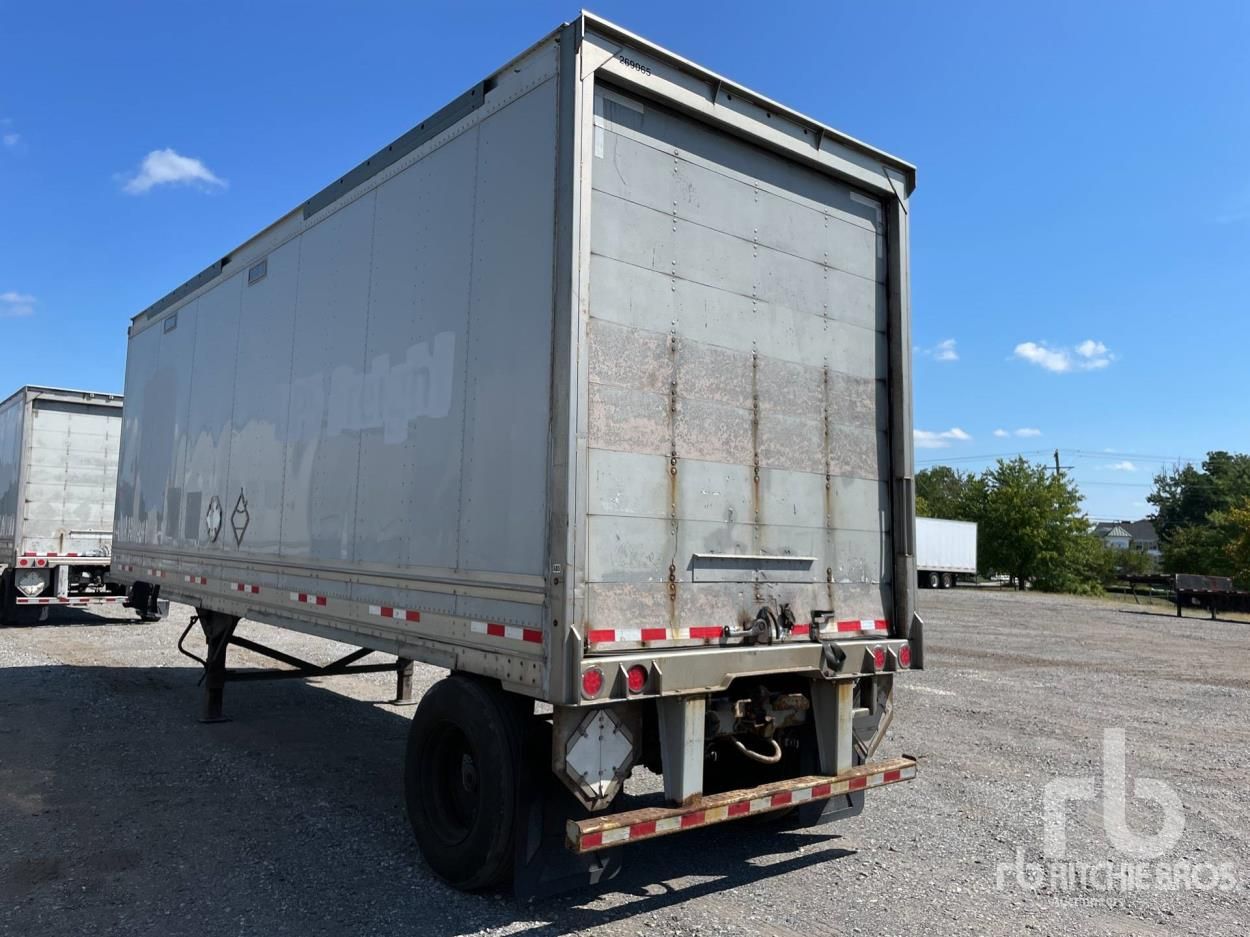 Cost to Ship a Two 28' semi van trailers pulled tandem with dolly to