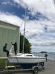 18' Sailboat on Trailer about 2,500lb