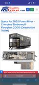 2025 Travel Trailer for transport