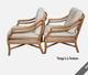 Pair of McGuire Arm chairs