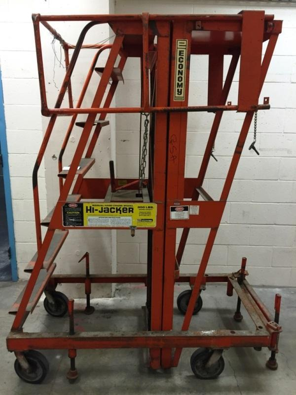 Ship My folded Telescoping Work Platform with wheels to White Hall uShip