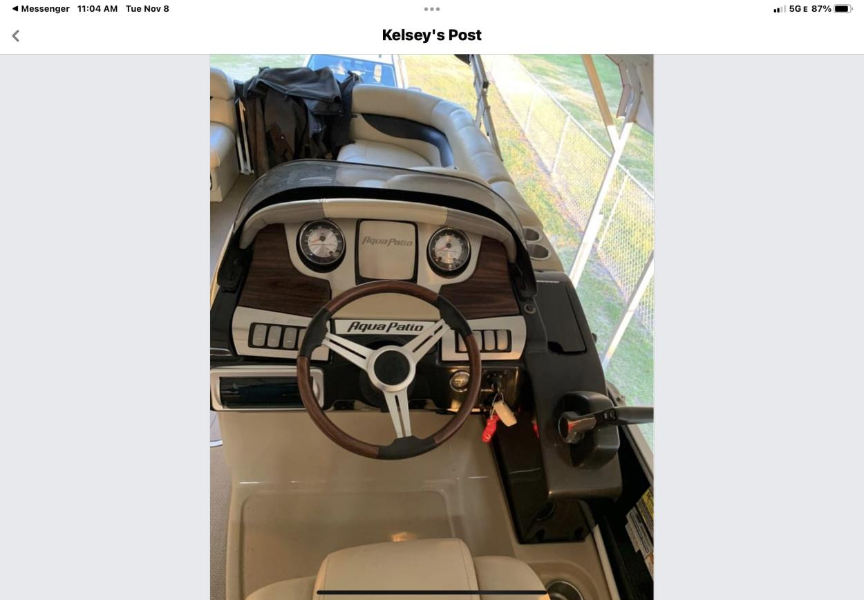 Transport a 24 ft tritoon GODFREY AQUA PATIO BOAT to New Smyrna Beach