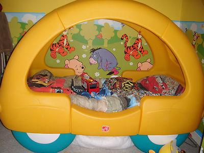 Youngmenheaven Little Tikes Yellow Car Bed Toddler