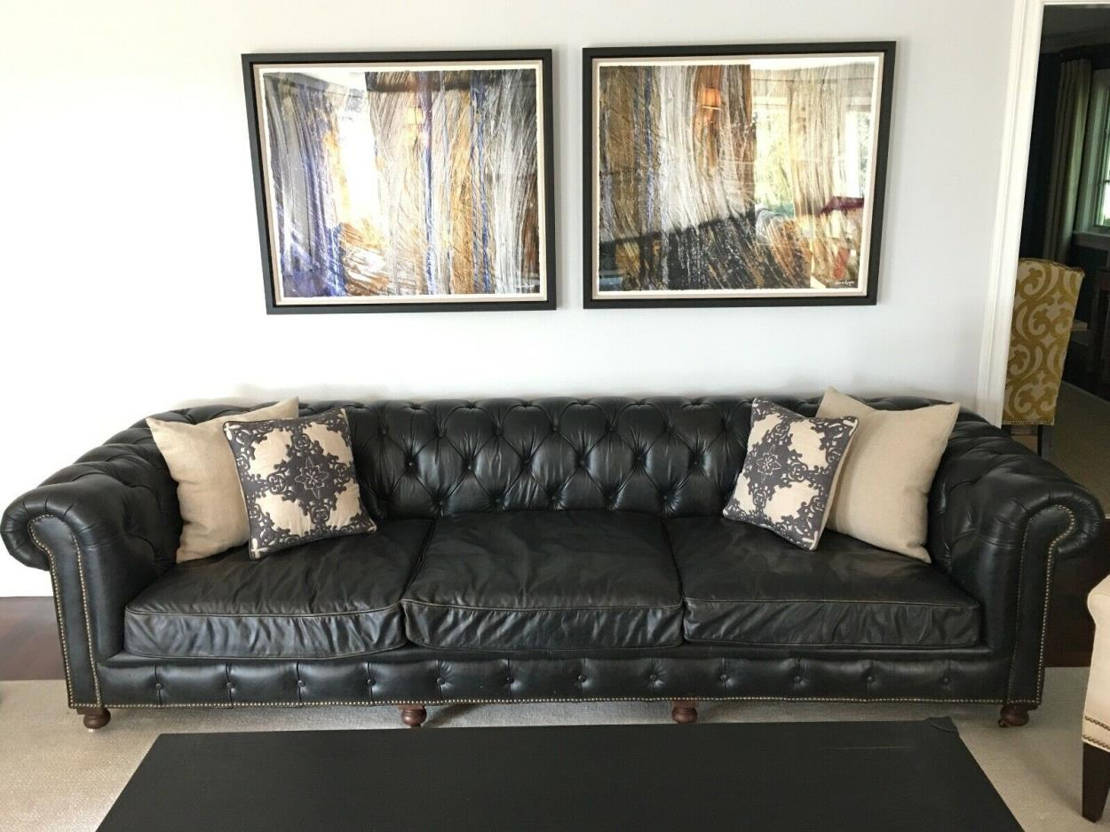 Move a Restoration Hardware Kensington Leather Sofa 118 to Dallas uShip