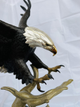 Bronze Eagle Sculpture