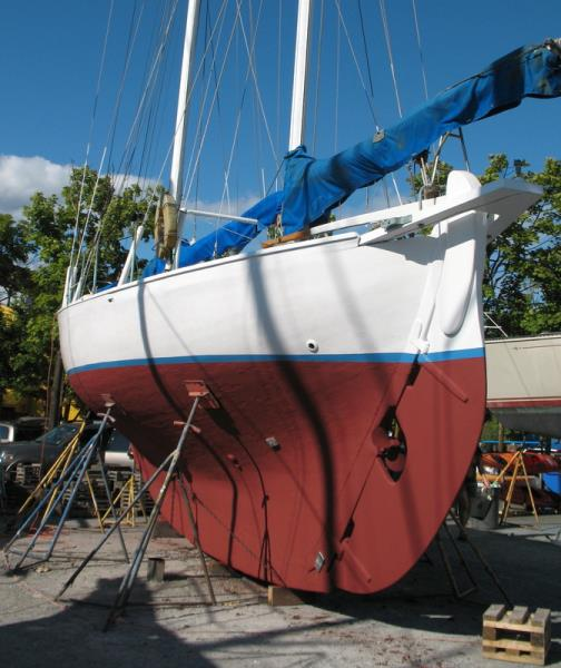 Ship a 32' Sailboat. full keel. 22000 lbs to Dartmouth uShip