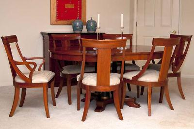 Cost To Ship A Ethan Allen Medallion Dining Set Table Chairs Side