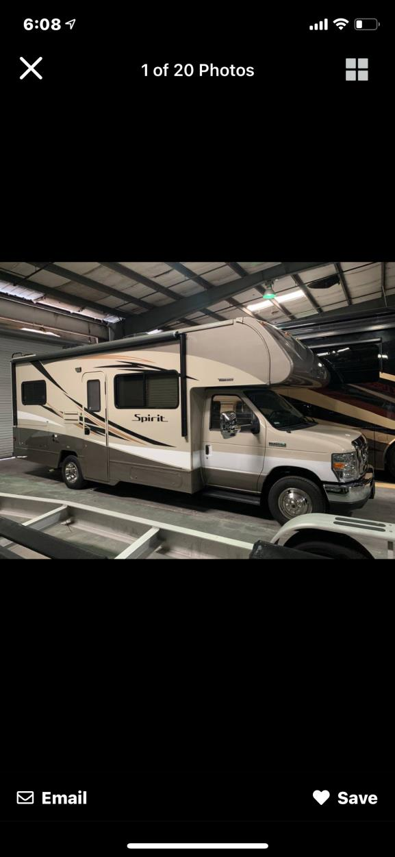 Cost to Ship a 2019 Class C Motorhome for transport winnebago 25B to