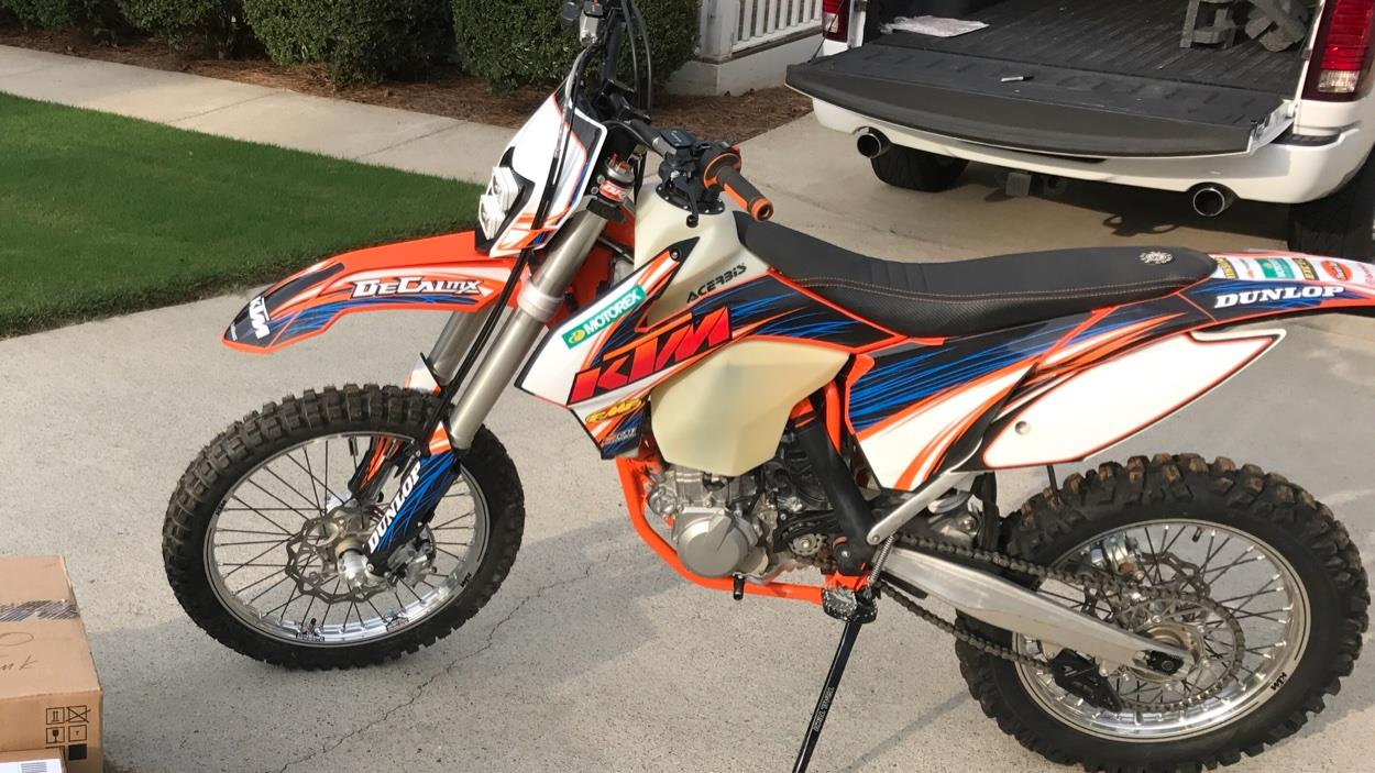 Ship a 2015 KTM 500 XC-W to Stephenville | uShip