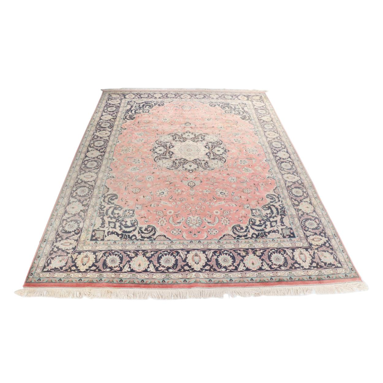 Deliver a HandKnotted Pakistani Kashan Wool Rug B6094671 to Lyndhurst