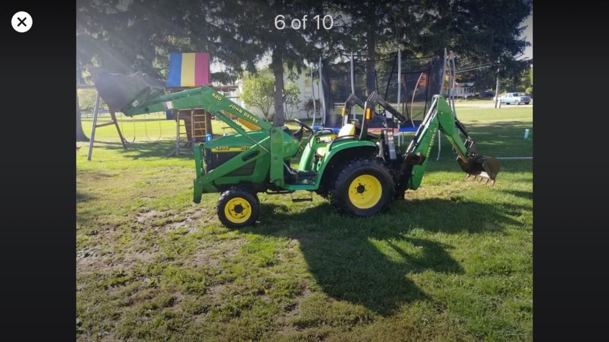 Cost to Ship a John Deere 4200 Tractor Loader Backhoe to Quakertown uShip