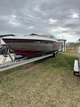1984 scarab 340 on trailer