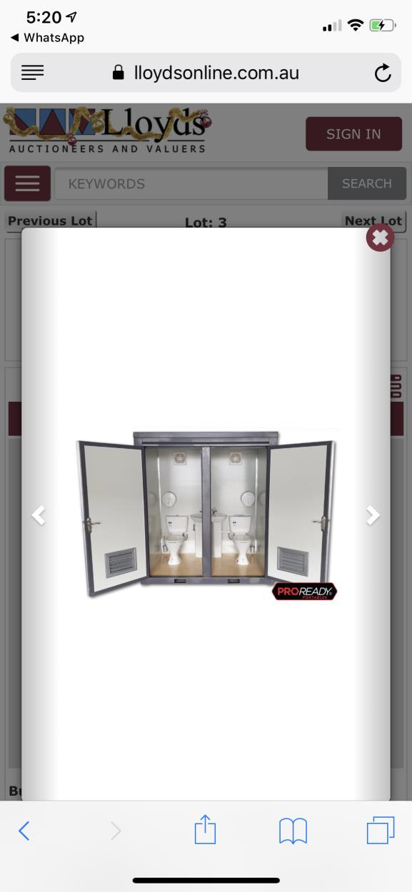 Transport My DEMOUNTABLE TOILET BLOCK to Llandilo uShip