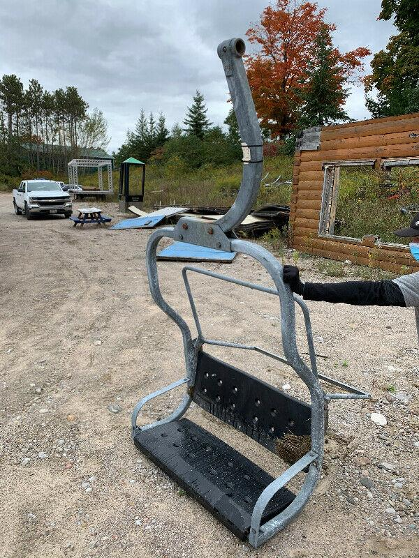 Deliver a 10 ski lift chairs to London uShip