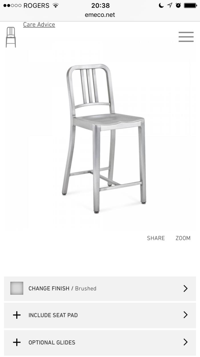 Cost to Ship a 4 emeco chairs to Boucherville uShip