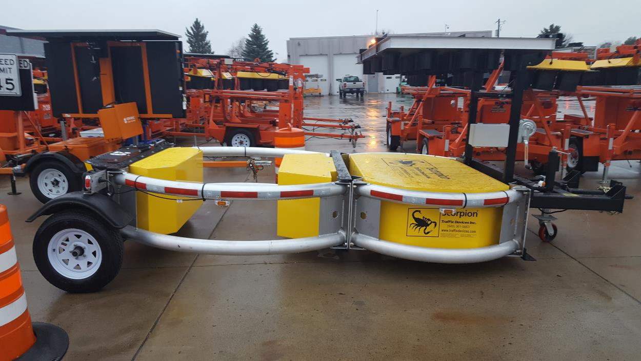 Cost to Ship a Tow & Go traffic attenuator trailer to College Station