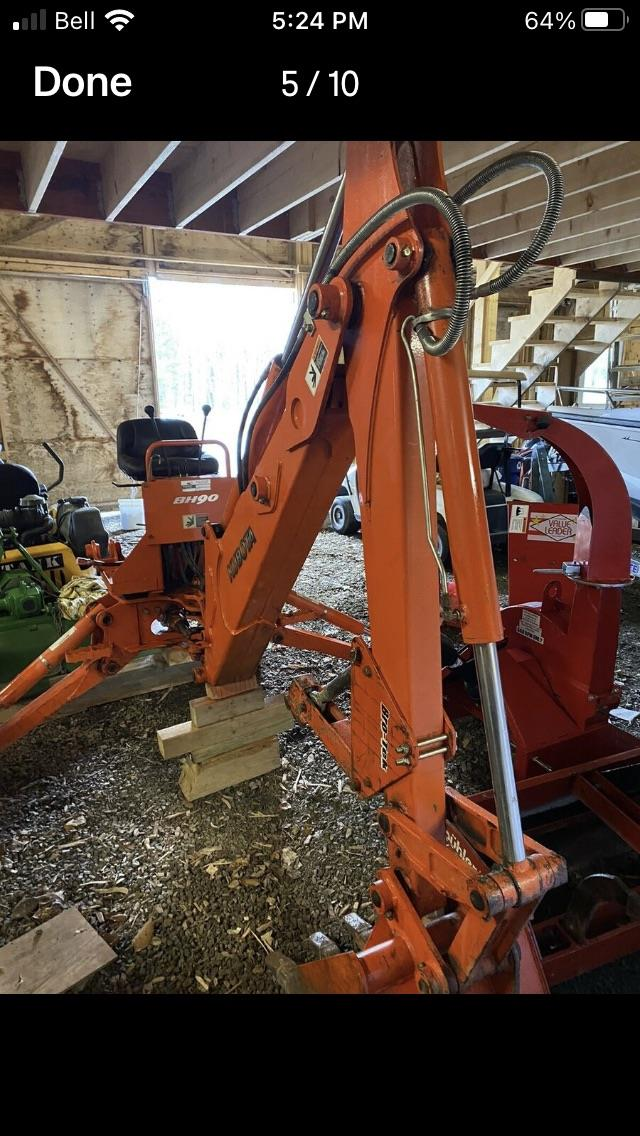 Ship a Kubota BH90 Kubota backhoe with mounting bra to North Bay uShip