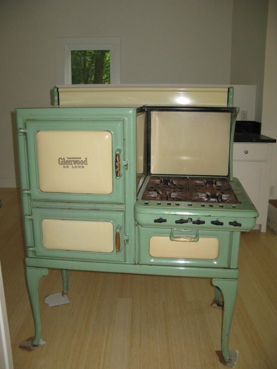 Ship a Antique Glenwood Gas Stove 1920s Cream and Green to Andersonville uShip