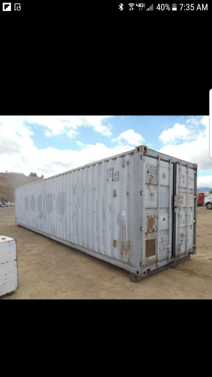 Transport a Connex Container 40' Empty to Parker uShip