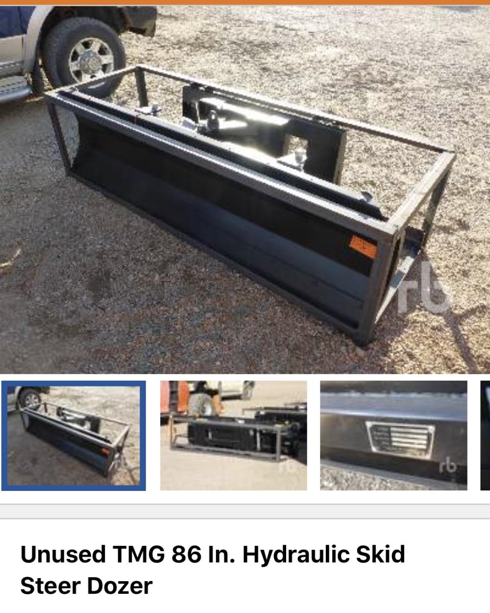 Quote for Transporting a Tmg Skid steer snow plow to Kamloops uShip