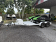 2 Kawasaki stand up jet skis on Shadow trailer