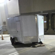 14 ft enclosed trailer with equipment in it .