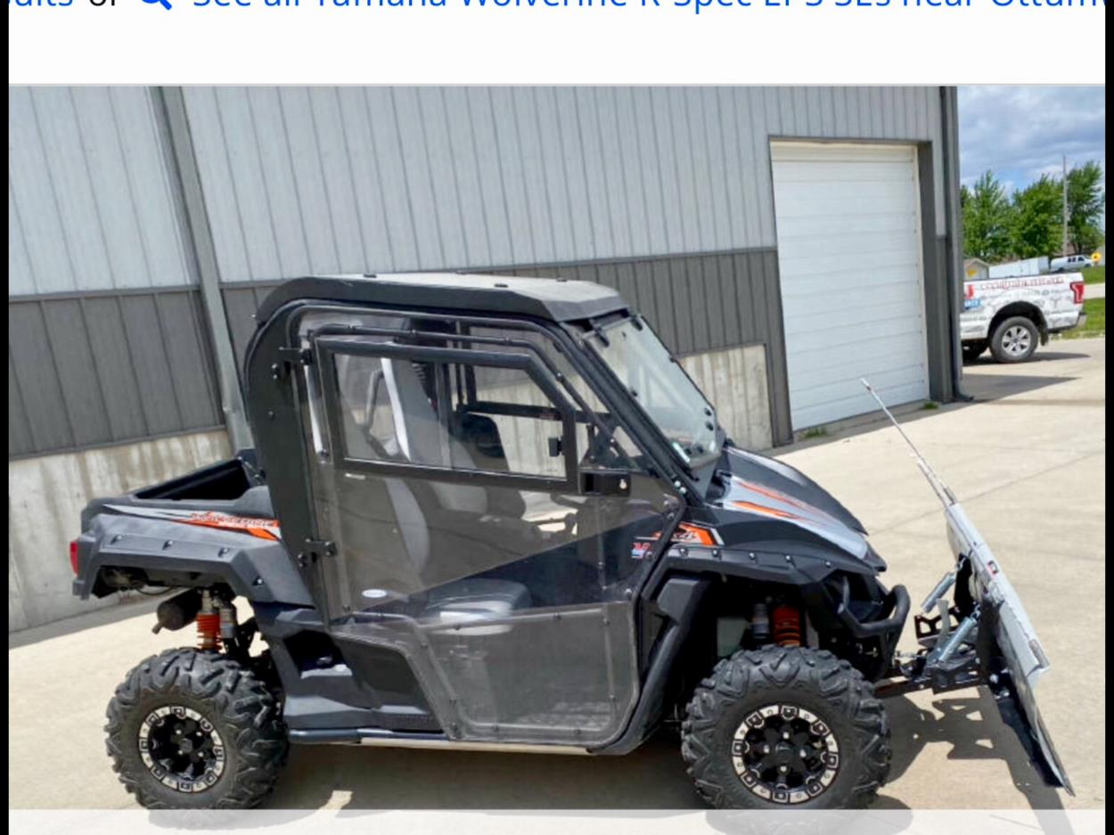 Transport a Yamaha Wolverine with snow plow to Gibbon Glade uShip