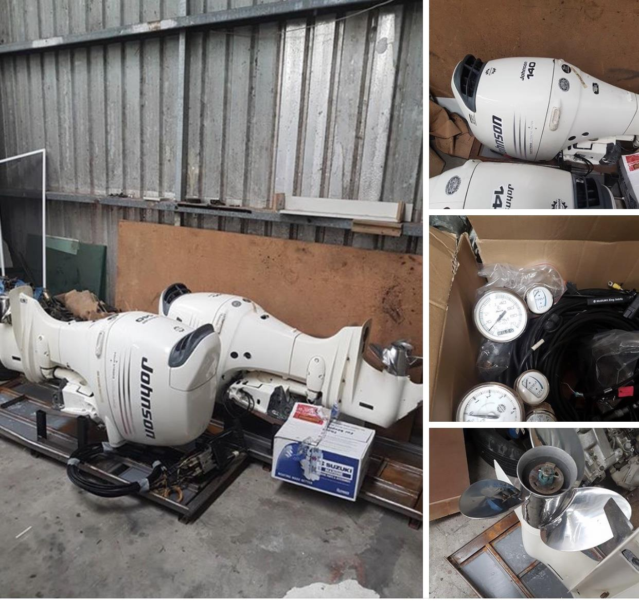 Move a 2x Outboard motors bolted to outboard pallets. to Ingleside uShip