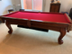 9ft Pool Table, 2 Bar Stools, 1 Table Stand
