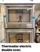 Unpackaged double oven