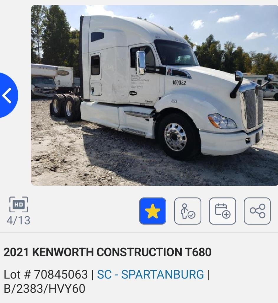 Equipment Movers Kenworth T680 to Jonesville uShip