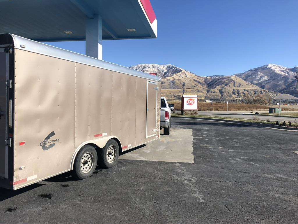 Quote to Transport a 22 ft Enclosed Car Hauler with Car to Edmonton uShip