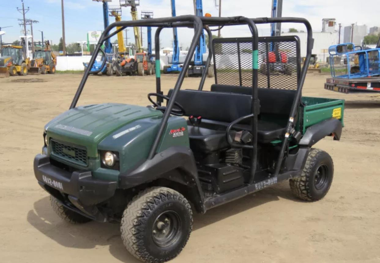 Cost to Transport a Kawasaki Mule UTV Utility Vehicle Side by Side to