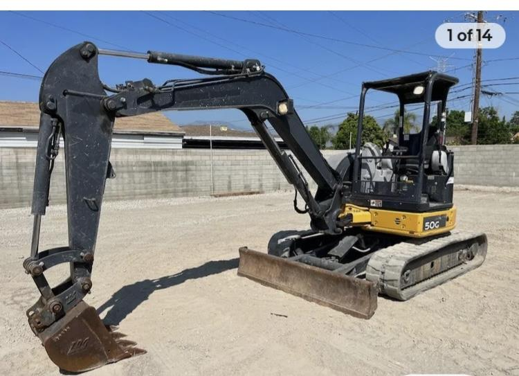 Transport a John Deere 50G to Colfax uShip