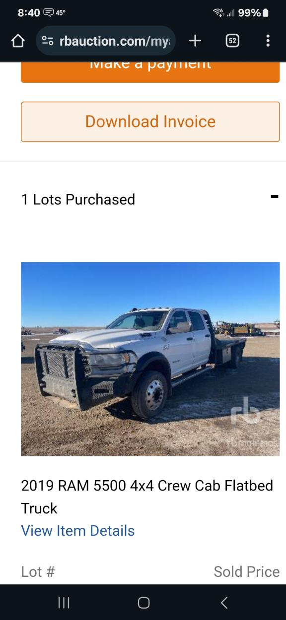 Quote for Shipping a Dodge 5500 to Higginsville uShip