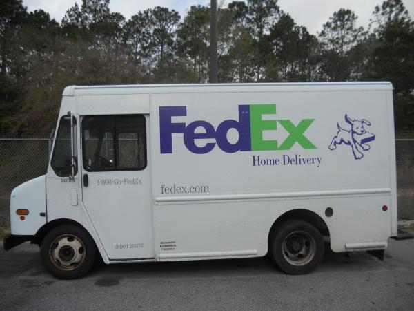 fedex home delivery van