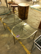 Racetrack Oval Shape Two Pieces Coffee Table