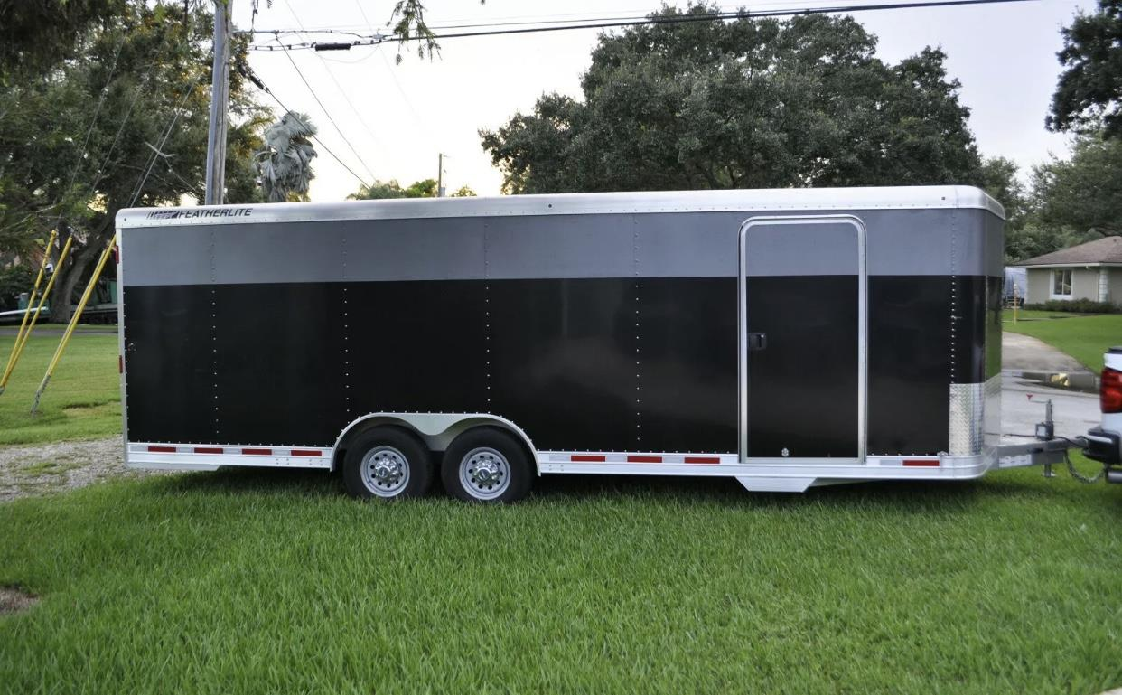 Transport My 2016 24’ Featherlite enclosed trailer 3500lbs to Forest