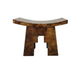 (178116382) RARE Lacquered Goatskin Stool