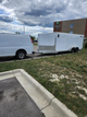 Cargo trailer with water stations