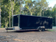 24' Black enclosed cargo trailer