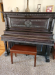 Grandma's antique upright piano