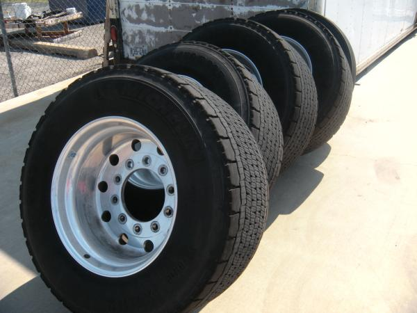 Ship a Set of Four Super Single Rims and Tires to North Webster | uShip