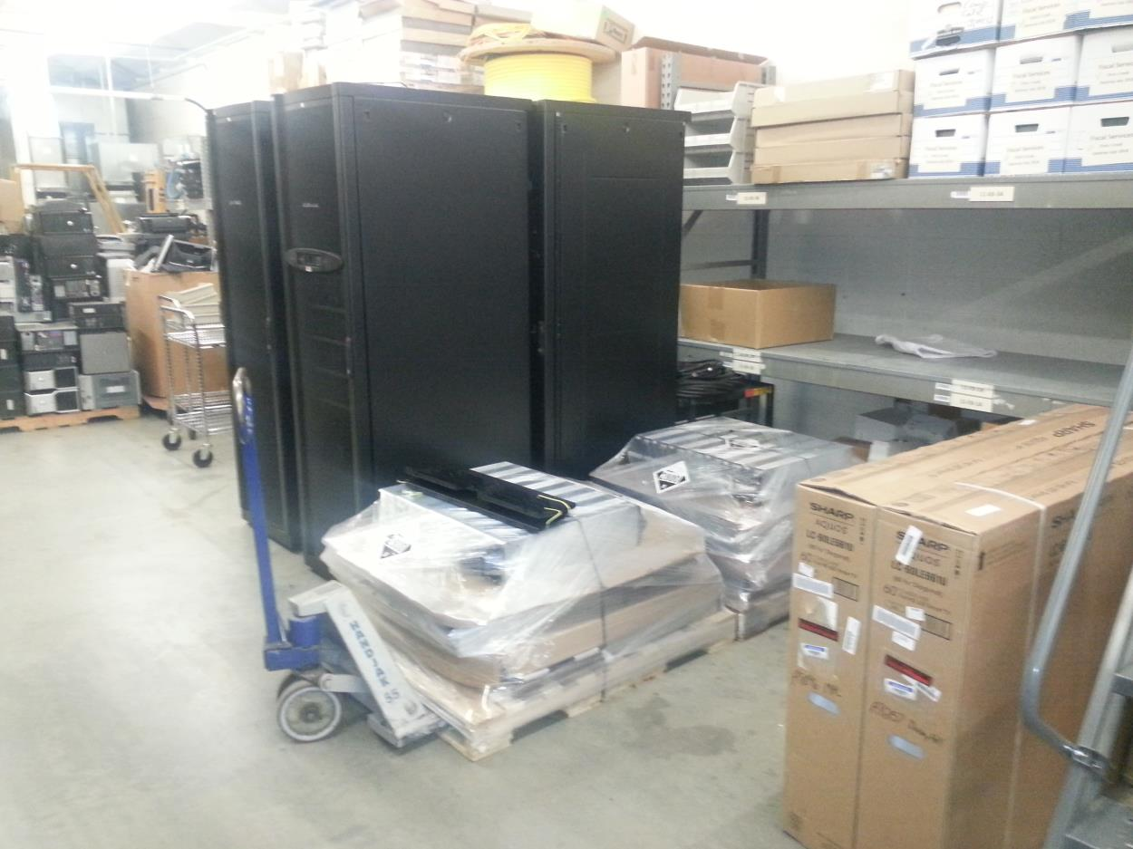 Cost to Ship a 4 server racks (empty) and 2 pallets need shipped to ...