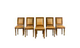 (169593182) Dining Chairs in Tan Leather- Set of 6