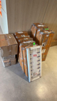 13 BOXES SHIPMENT TO A TRADE SHOW